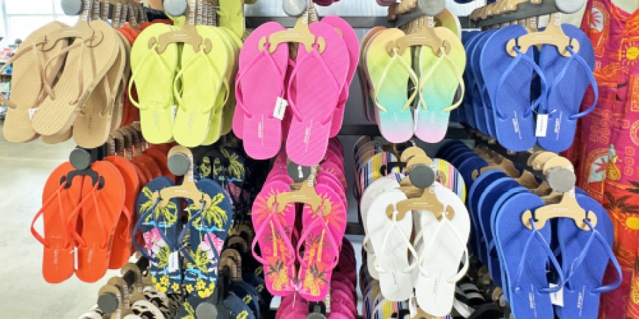 Old Navy Flip Flops Only $2.49 – Tons of Colors & Styles!