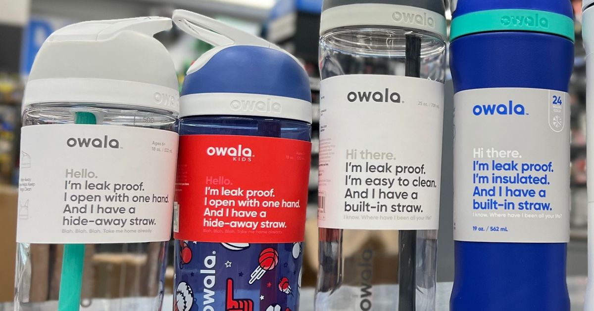 Owala FreeSip Retro Boardwalk Stainless Steel Insulated Water Bottle, 24 oz  - Kroger