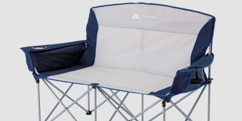 Ozark Trail Camp Chair Loveseat w/ Cupholders Only $34.88 on Walmart.com