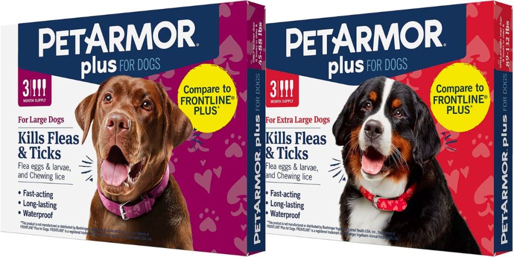 Petarmor flea and tick treatment for large and extra large dogs 