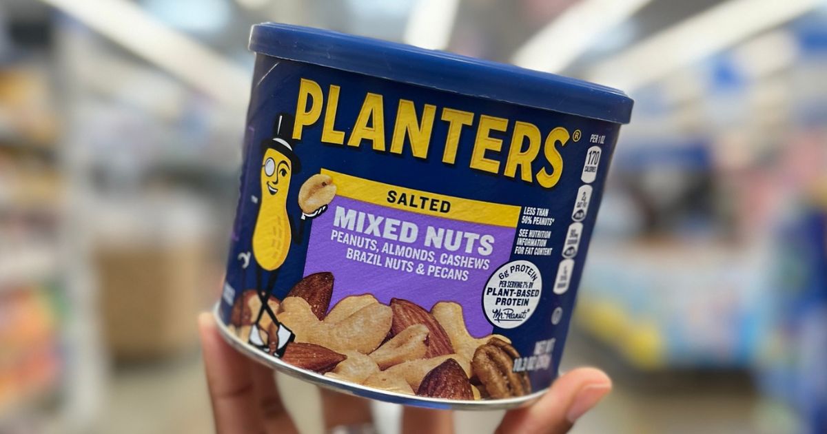 Planters Mixed Nuts 10.3oz Can Just $3 Shipped on Amazon + More