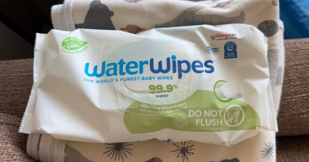 WaterWipes Plastic-Free Water-Based Baby Wipes