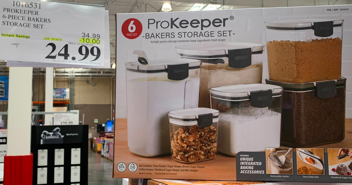 Simply Organized Co. X ProKeeper+ Baker's Food Storage Set