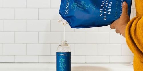 50% Off Puracy Shower Gel Refills on Target.com | Fills a Bottle 4 Times!