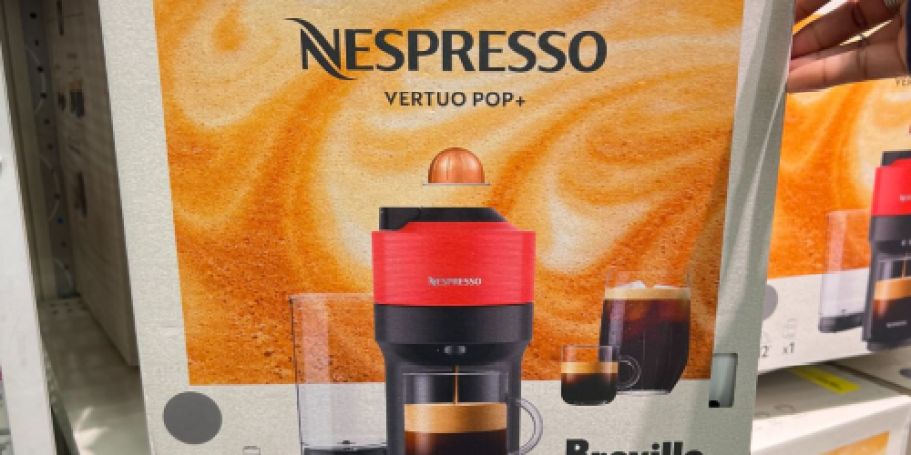 Nespresso Vertuo Pop+ Coffee & Espresso Machine ONLY $99.99 Shipped + FREE $15 Target Gift Card