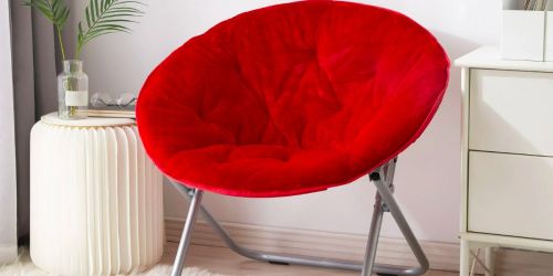 Mainstays Saucer Chair from $22 on Walmart.com (Regularly $30)