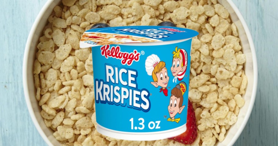 single cup of Rice Krispies cereal 