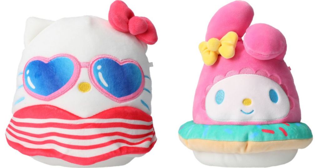 Squishmallow Hello Kitty and My Melody toys