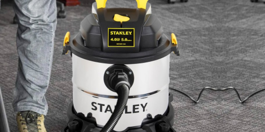 Stanley 5-Gallon Wet/Dry Vacuum Only $44.99 Shipped on BestBuy.com (Regularly $85)