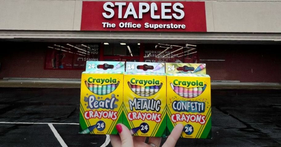 Staples Free Crayons for National Crayon Day