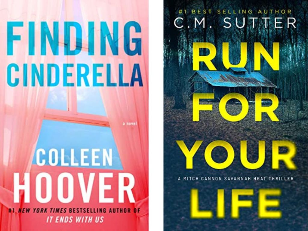Finding Cinderella and Run for Your Life eBook Covers