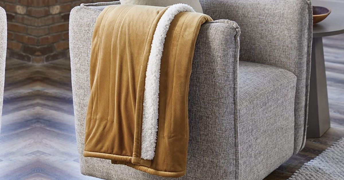 Sunbeam Heated Throw Blanket Only $27 Shipped on Amazon (Regularly $80)
