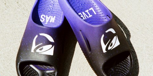 Limited Edition Taco Bell Crocs Slides Just $51 Shipped