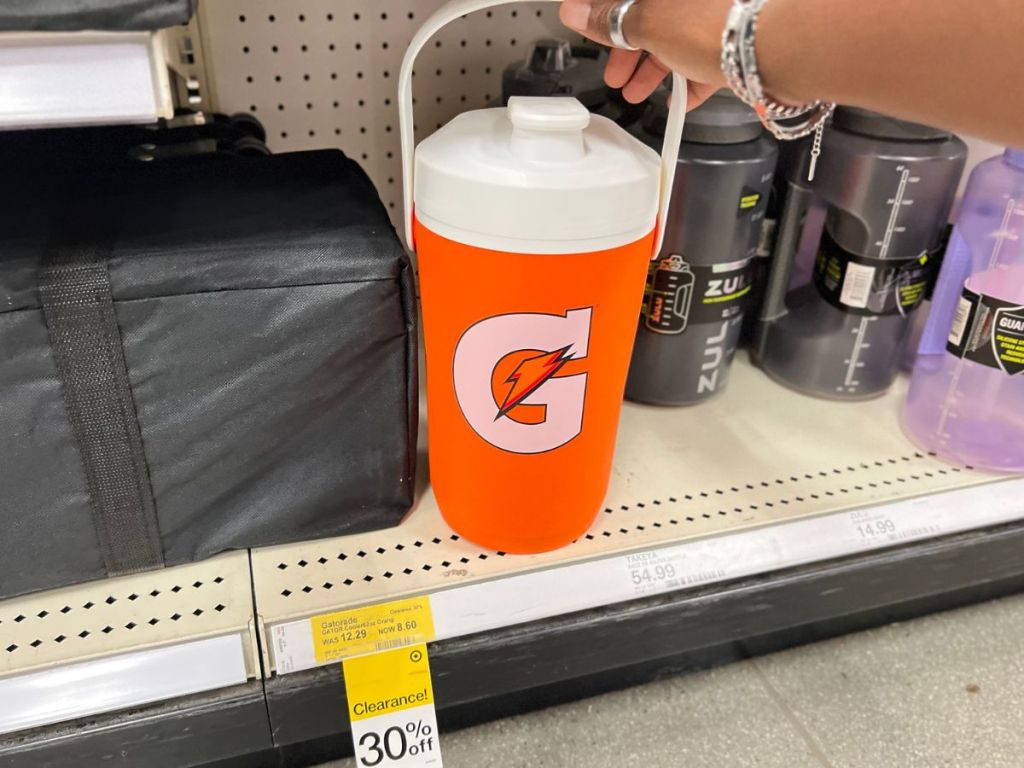 A gatorade thermos on clearance at Target