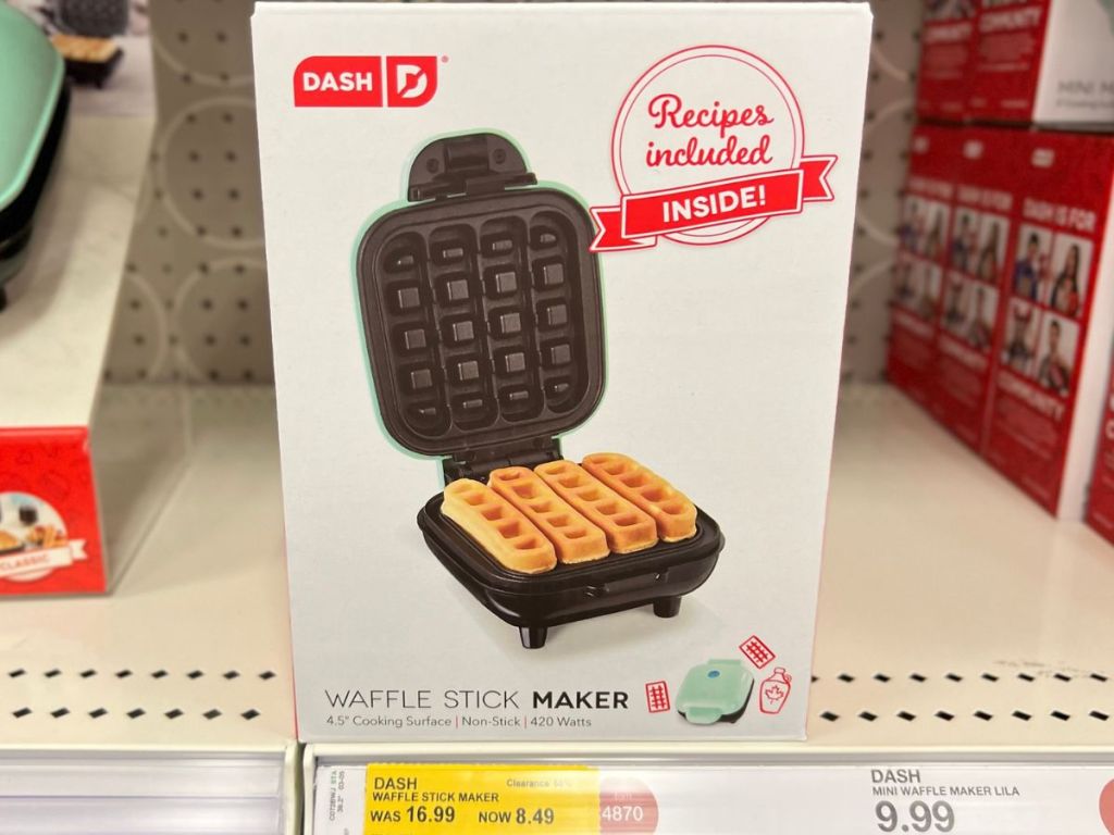 Dash mini waffle stick maker on clearance at Target