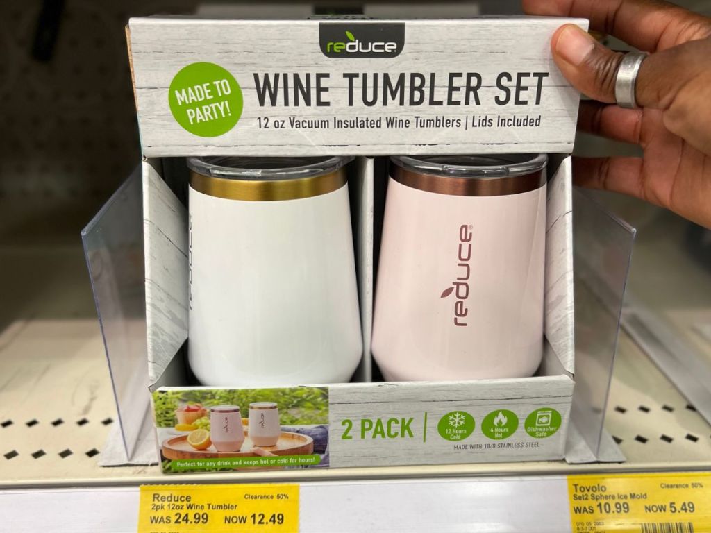 Reduce wine tumbler set on clearance at Target