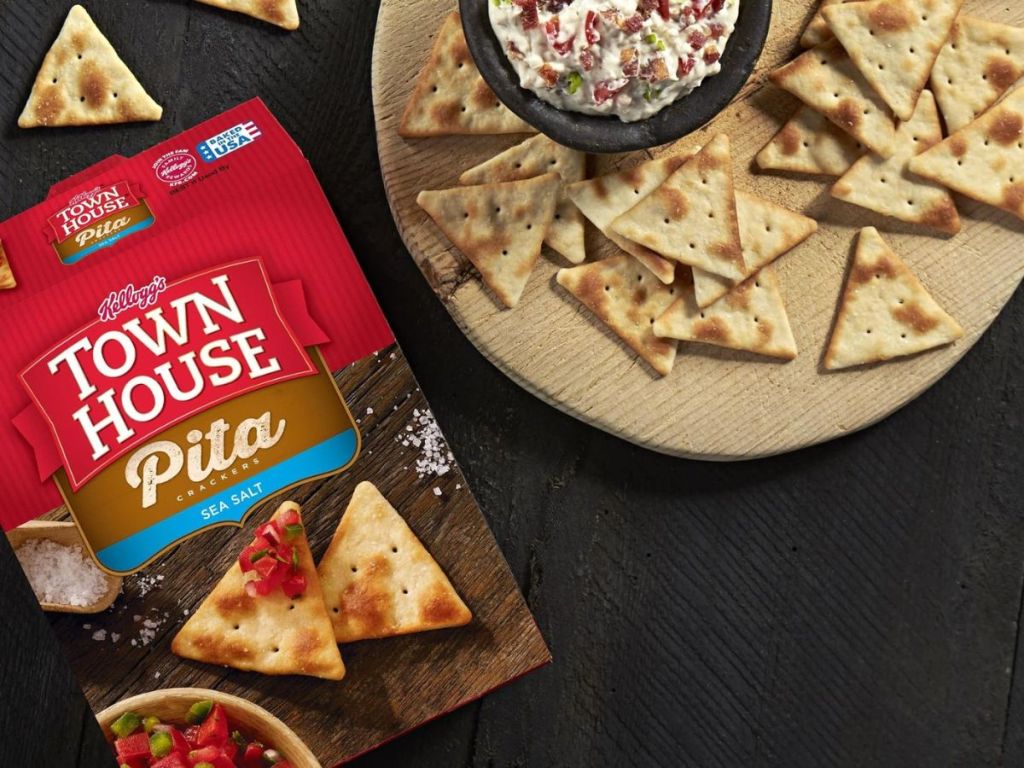 Town House Pita Crackers 4-Pack Only .87 Shipped on Amazon (Regularly )
