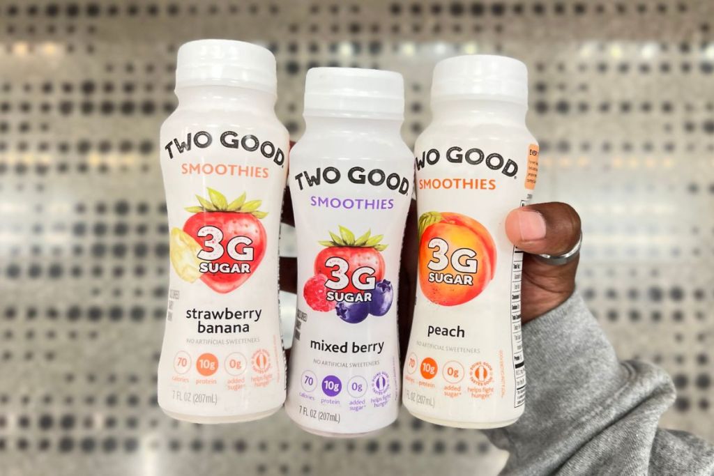 Two Good Yogurt Smoothies 3 Bottles