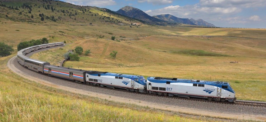 An Amtrak Train for those with the Amtrak USA Rail pass