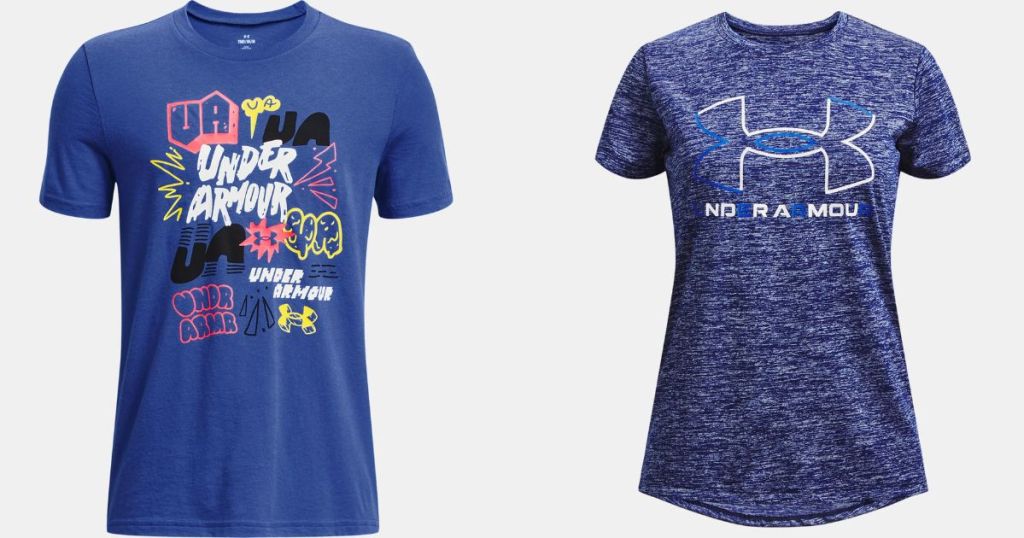 Two Under Armour Kids Shirts