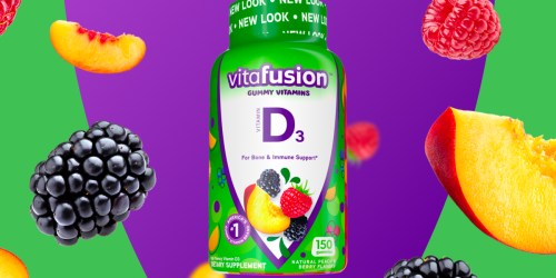 Vitafusion D3 Gummy Vitamins Only $6 Shipped on Amazon (Regularly $12)