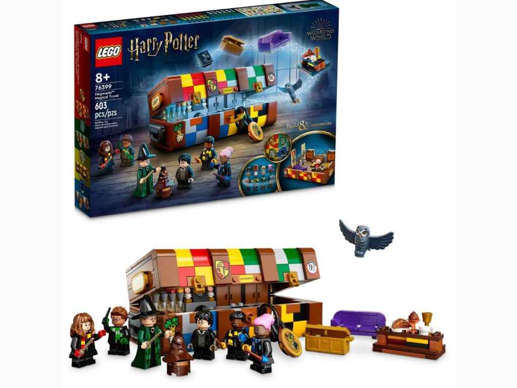 LEGO Harry Potter Hogwarts Magical Trunk Luggage Set 