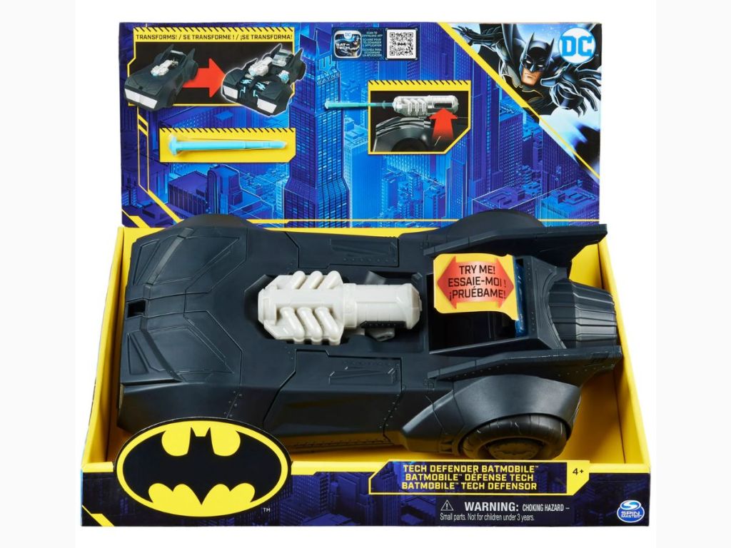 Batman, Tech Defender Batmobile with Blaster Launcher 