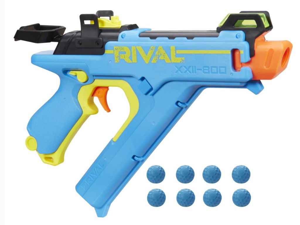 Nerf Rival Vision XXII-800 Blaster, 8 Nerf Rival Accu-Rounds 