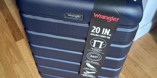 Wrangler Hardside Luggage 20″ Carry-On Just $34.73 on Walmart.com (Reg. $64)
