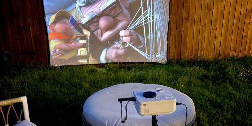 Movie Projector w/ Remote Just $79.99 Shipped on Amazon | Great For Summer Movie Nights!