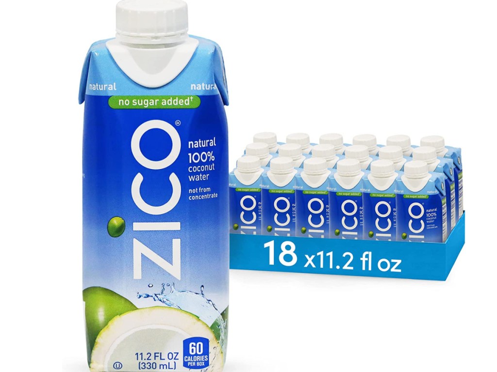 ZICO 100% Coconut Water Drink 18 Pack
