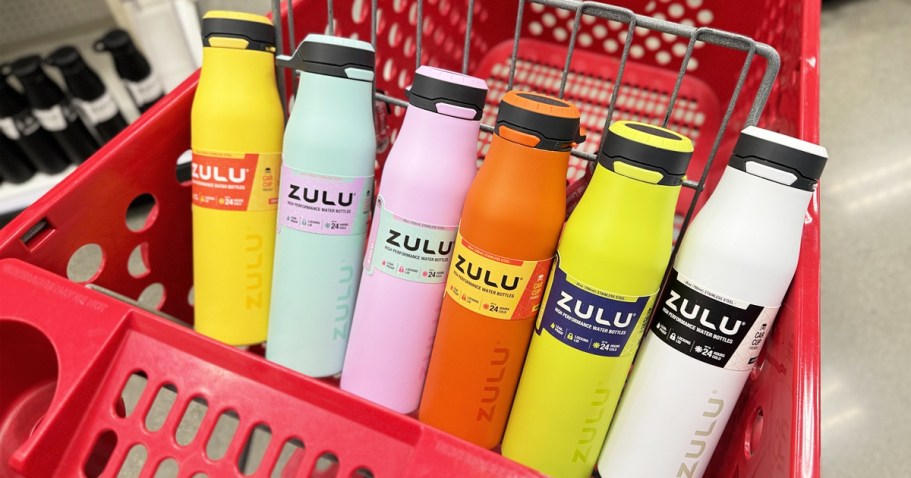 Zulu Water Bottles Only $12.99 on Target.com (Multiple Sizes & Color Choices)