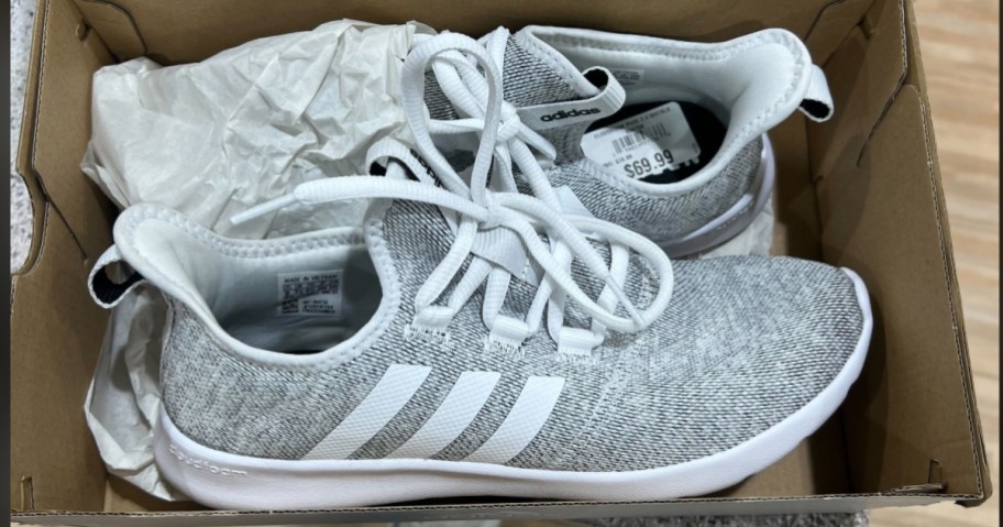 adidas Women's Cloudfoam Pure 2.0 Running Shoes in box