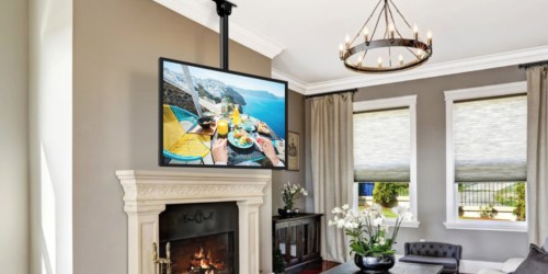 Ceiling TV Mount Just $19 Shipped on Amazon | Saves Space & Hides Cords