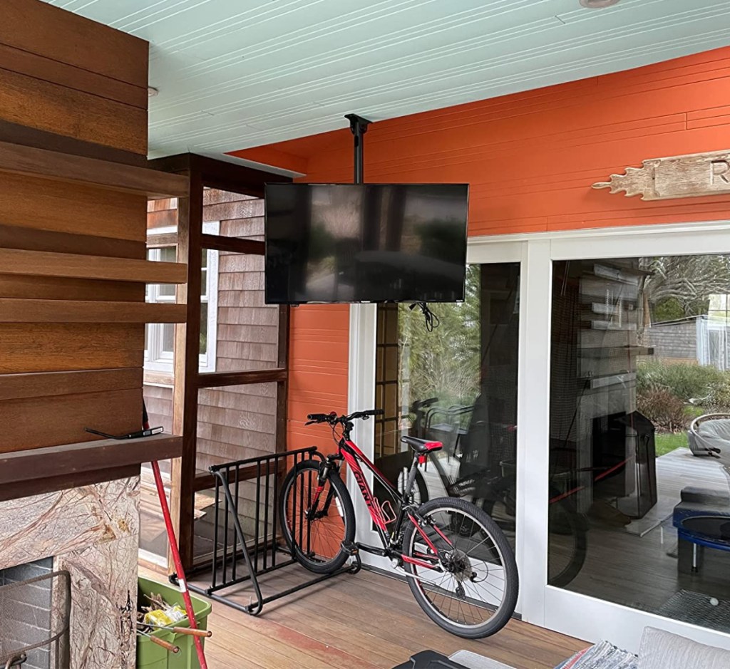 ceiling tv mount outside