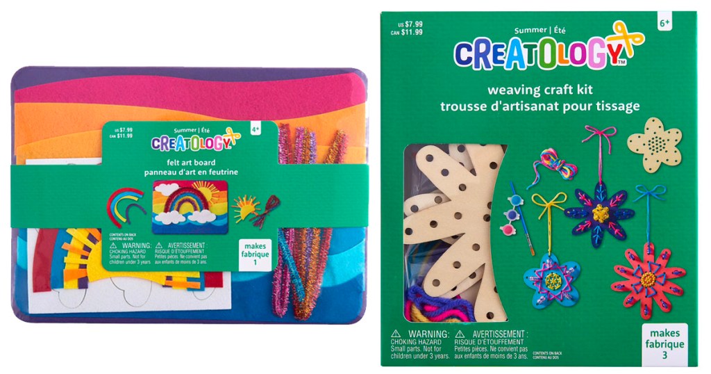 creatology craft kits rainbow and flowers