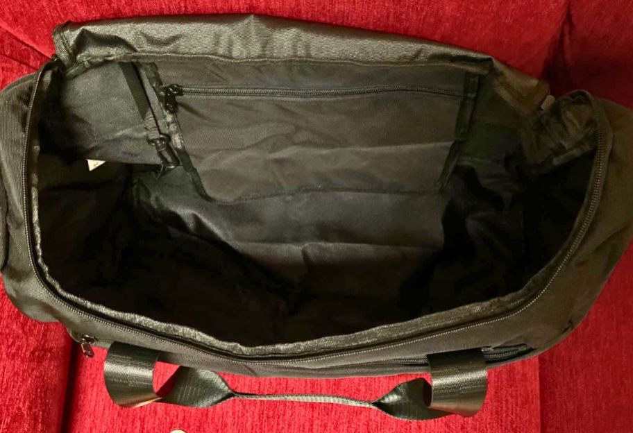 image showing interior of carry on bag