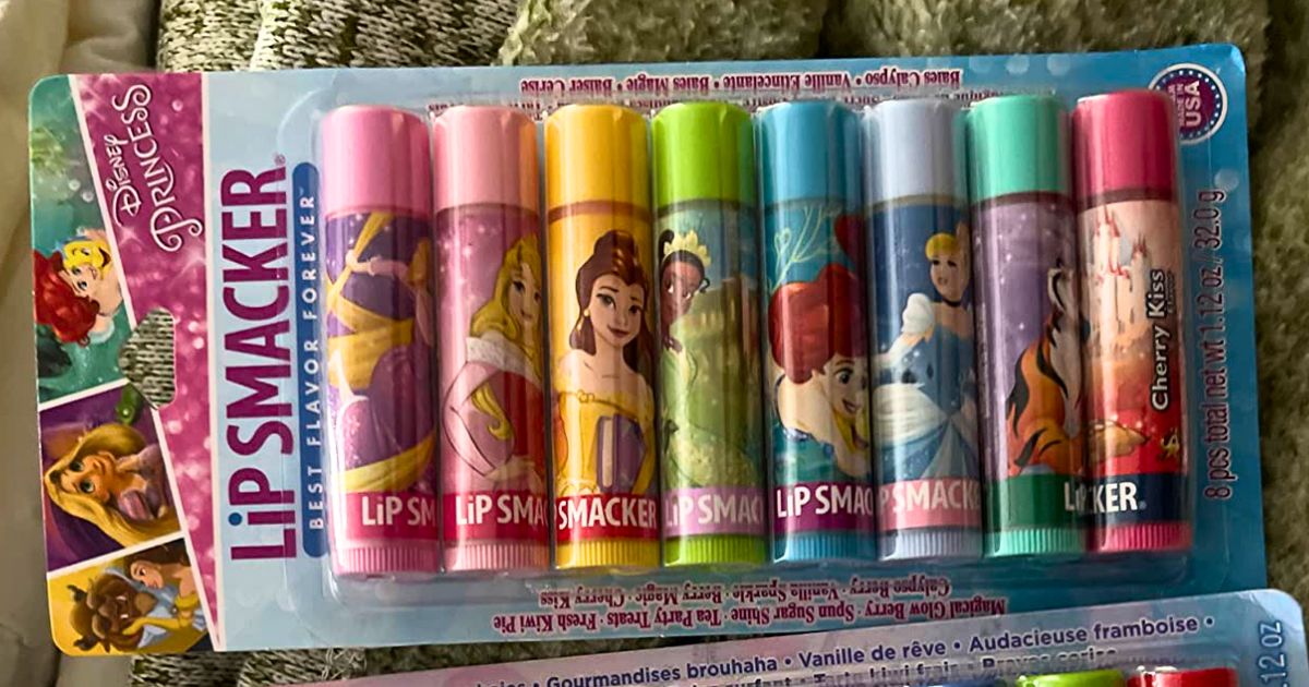 disney princess lip smackers 8 pack lip balm