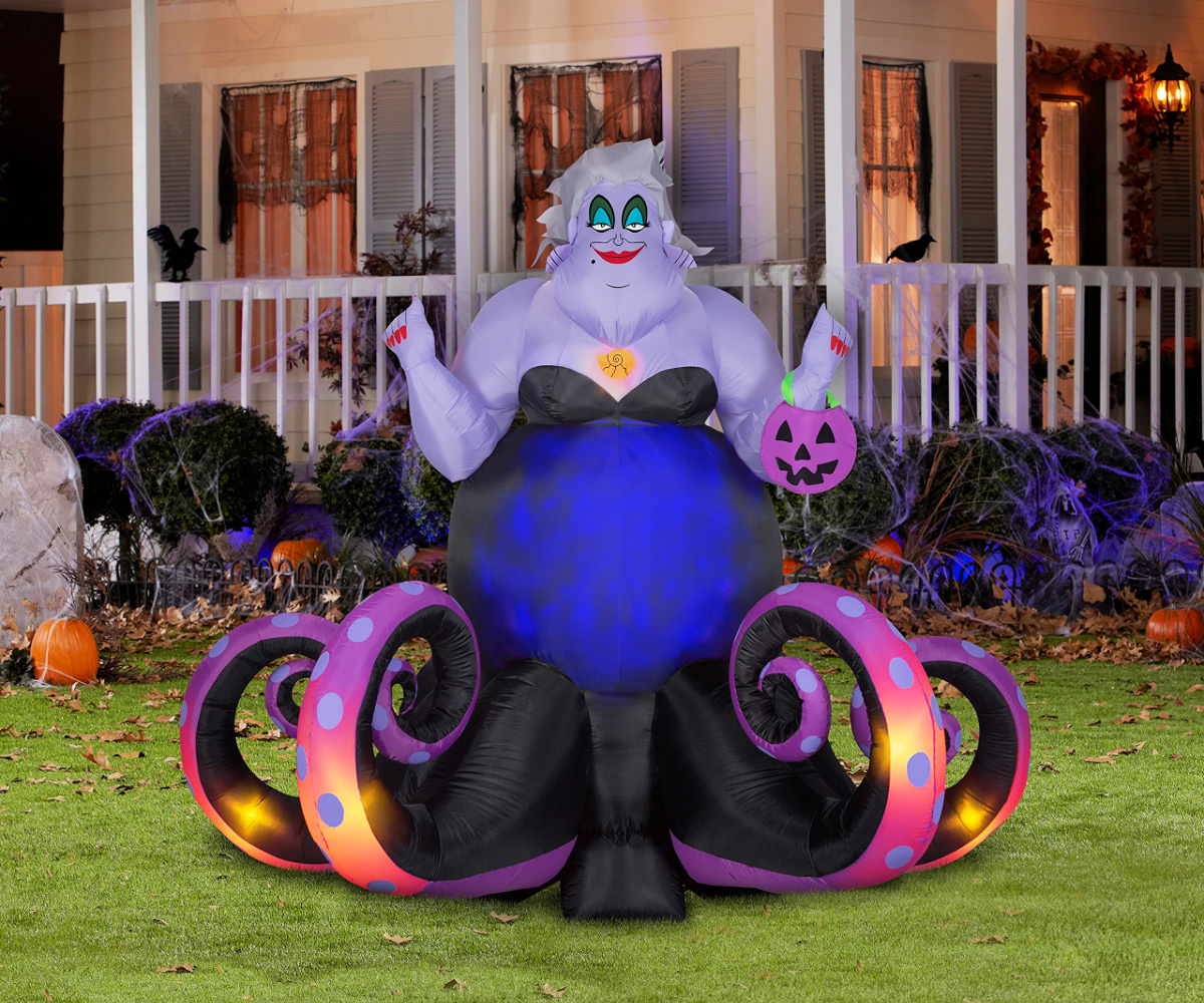 Disney Ursula Halloween Animated Inflatable Only 134 Shipped on