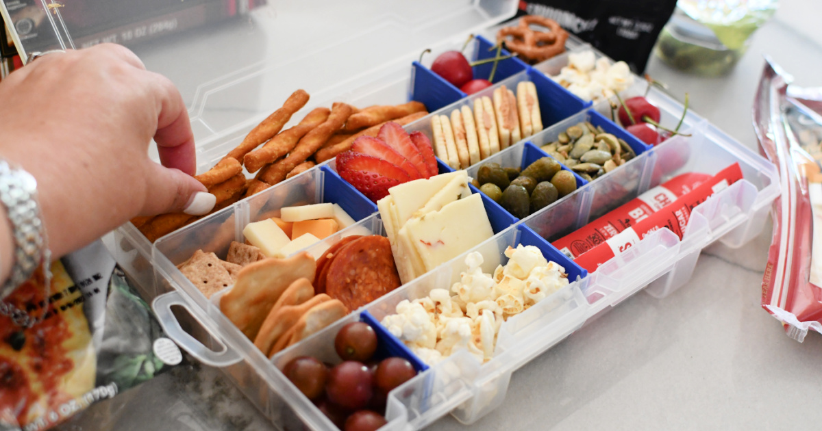 Charcuterie Safe By SubSafe - Waterproof Tackle Box Container Keeps Snacks  Fresh & Dry On the Go - Fill With Cured Meats, Cheese, Nuts - Perfect for