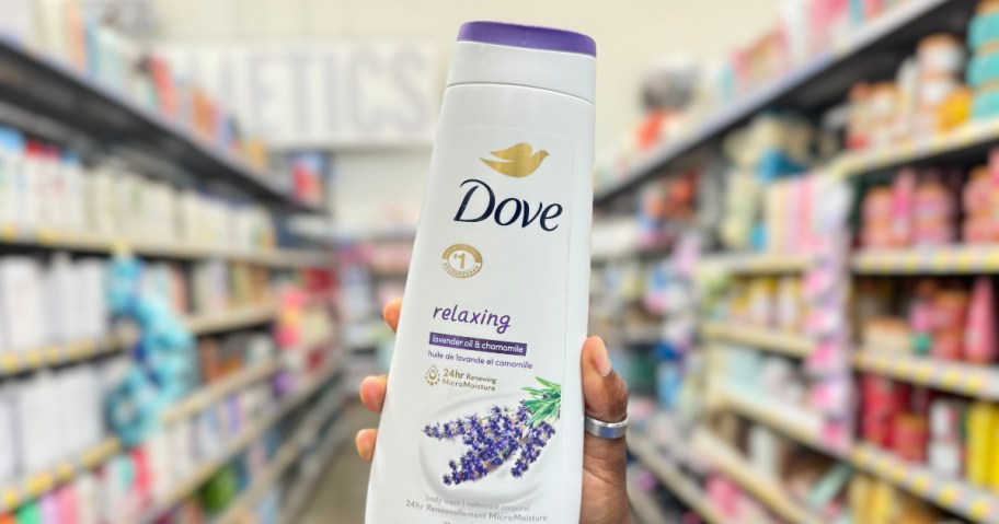 body wash in middle of aisle