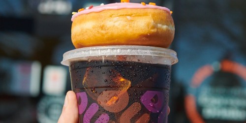 It’s Back! Get a FREE Dunkin’ Donut Today w/ Any Size Drink Purchase