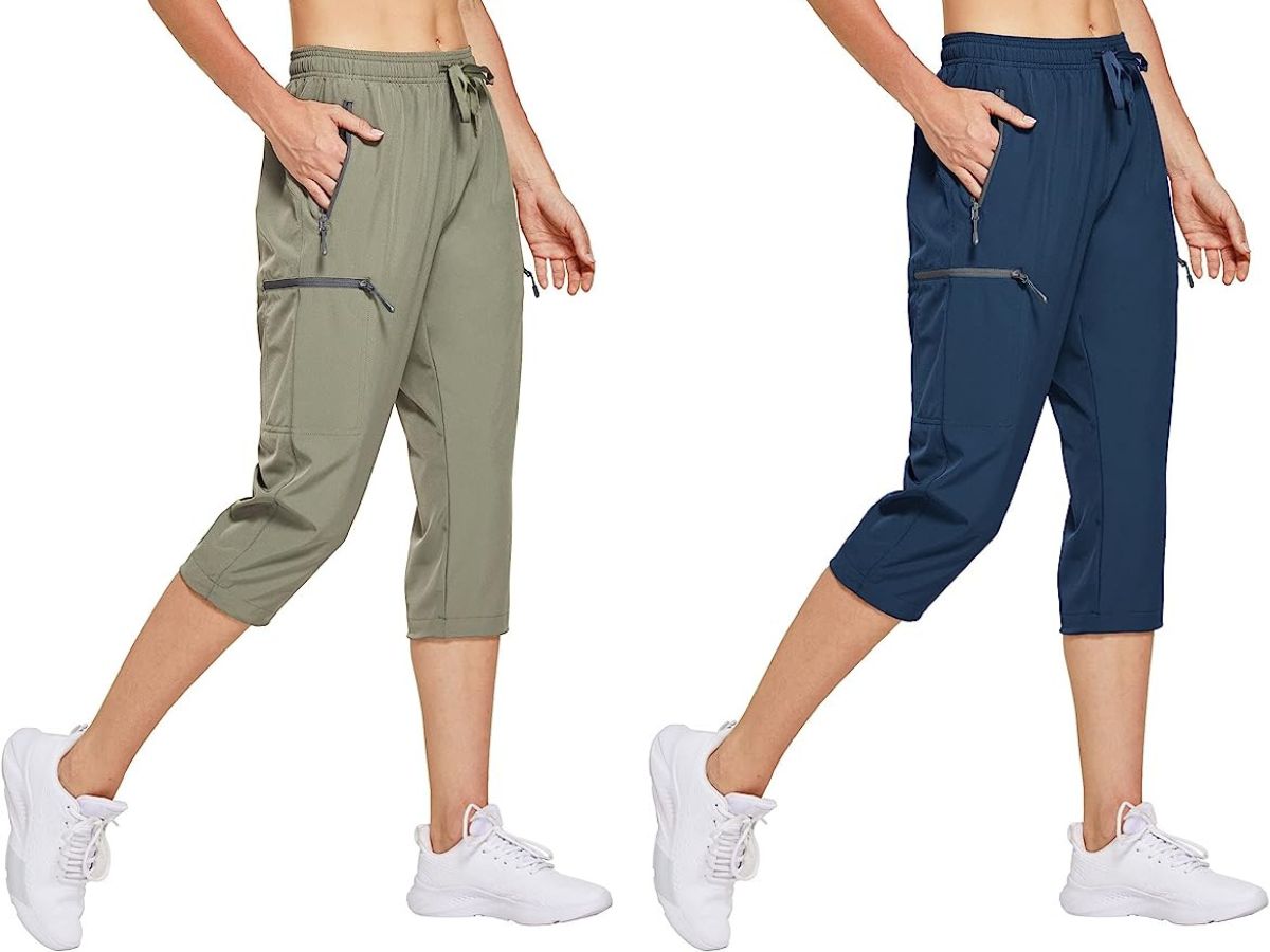 Women's Capri Golf Pants Casual Quick Dry Upf 50+ Lightweight Stretch Cargo  Hiking Pants with Pockets - China Athletic Short and Sport Short price |  Made-in-China.com