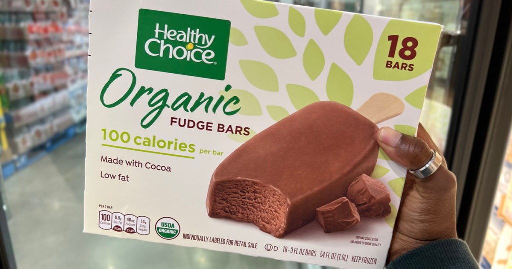 healthy choice organic fudge bars box 