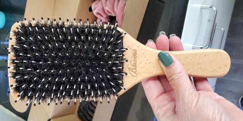 Boar Bristle Hair Brush Just $8.99 on Amazon (Regularly $16) | Works on All Hair Types