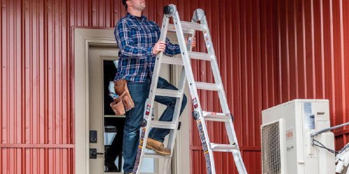 Gorilla 18′ Aluminum Multi-Position Ladder Only $99 Shipped on HomeDepot.com (Reg. $199)