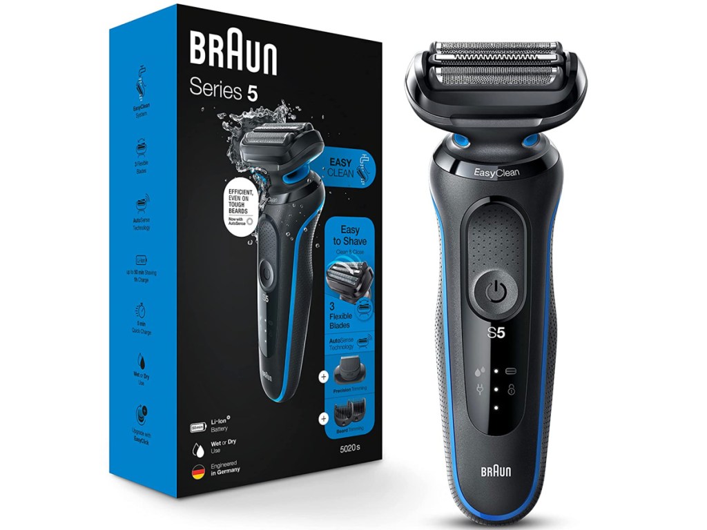 Braun 5Series Easy Clean Men's Electric Razor w/ Trimmer Just 18.99