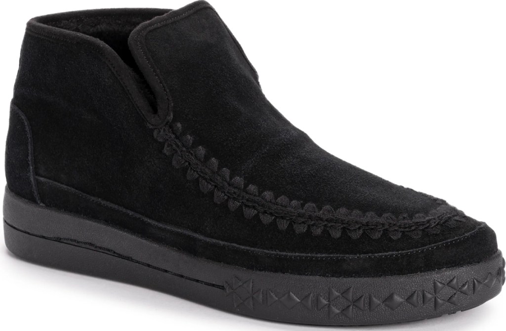 muk luks black boots