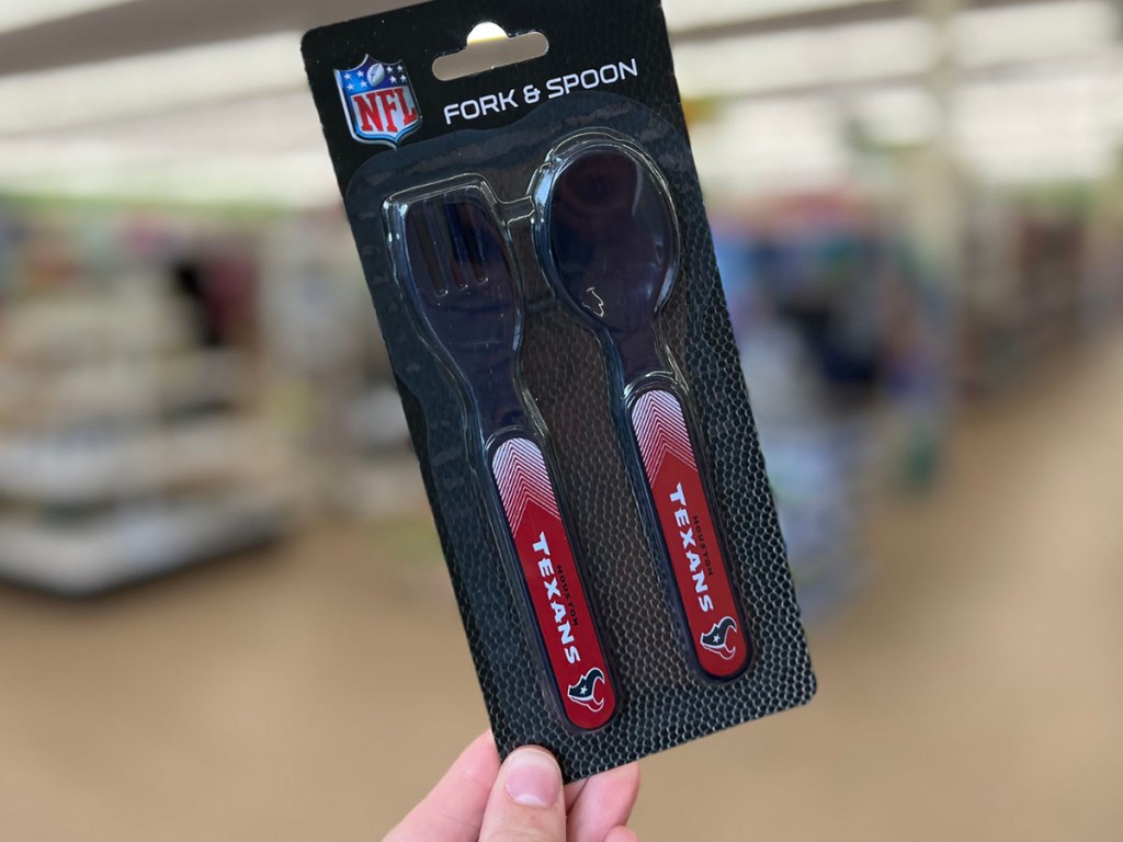 nfl texans spoon and fork