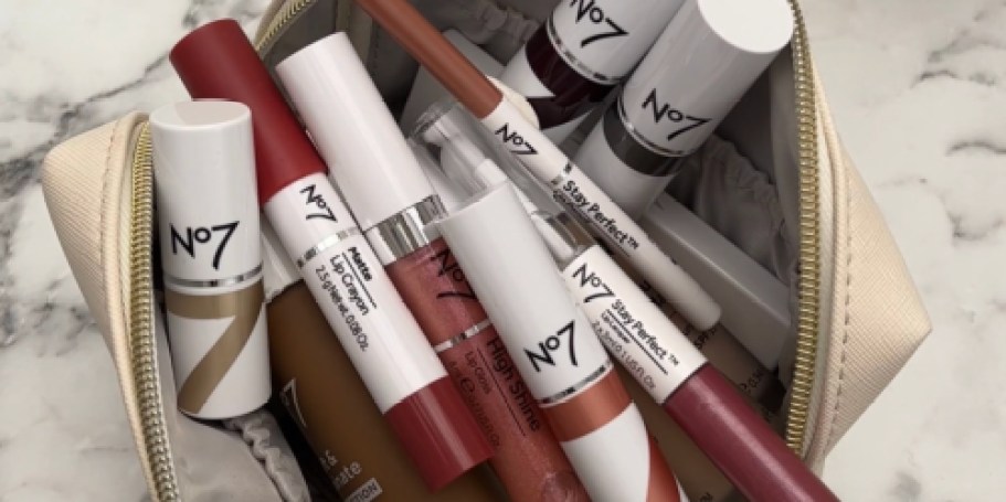 Buy 1, Get 1 FREE No7 Skincare & Makeup = Prices from $3.98 Each!